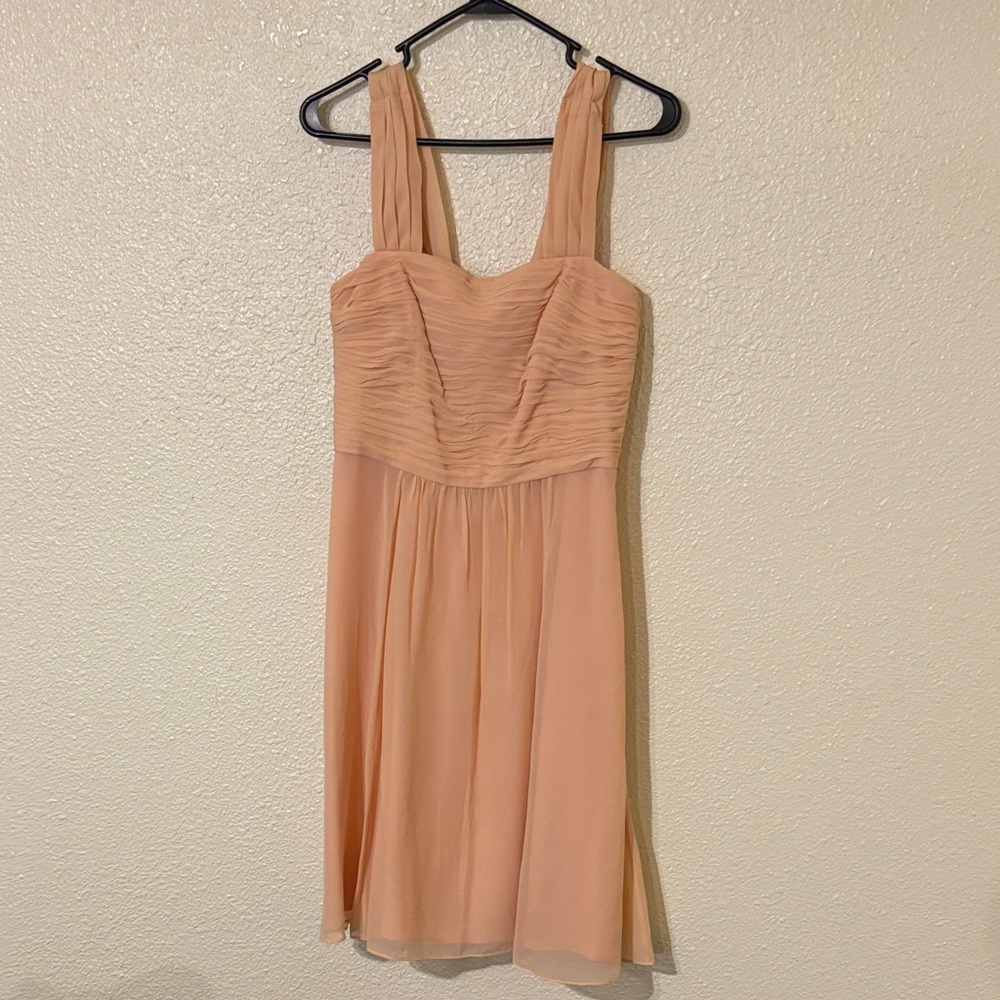 Ann Taylor Coral Textured Dress
